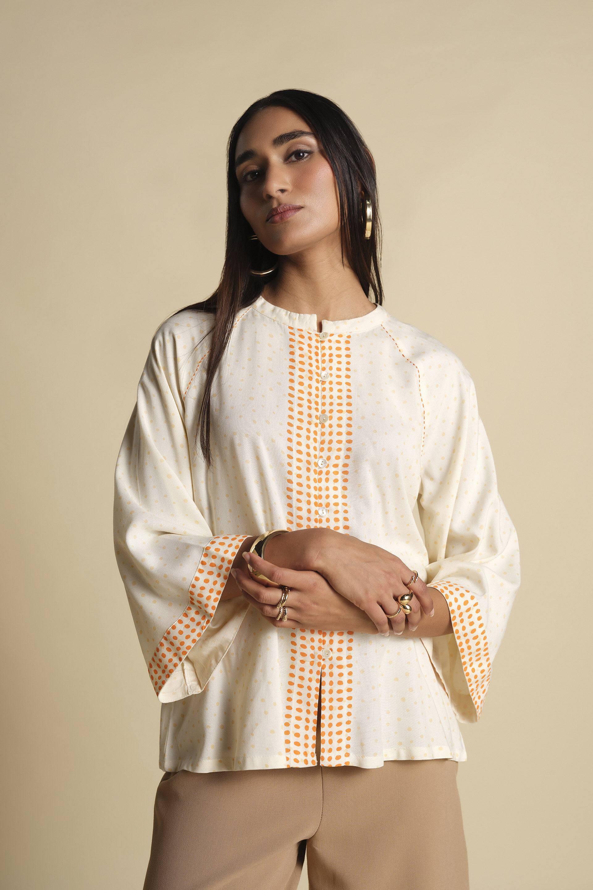 Barfeeli Top, Off White, image 2